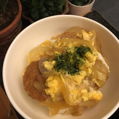 カツ丼大好きなメニューです！参考にさせていただきました！！ありがとうございました♪